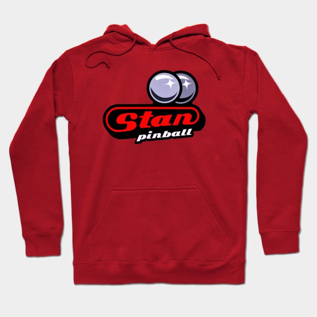 Stan Pinball Hoodie by D. Waring D’Signs